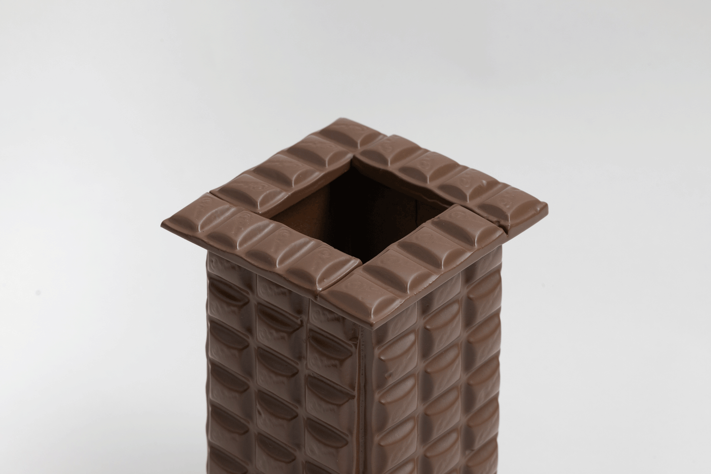 Milk Chocolate Aluminium Vase